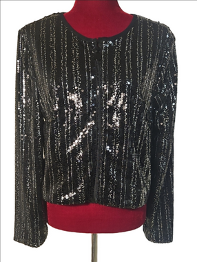 Christian Siriano Sequined Jacket Size Large